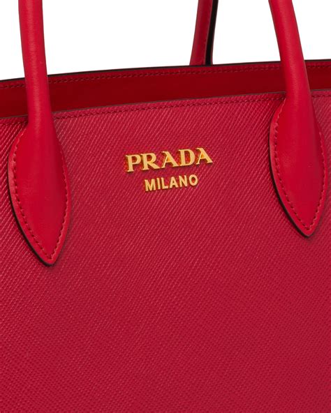 prada large leather bag|Prada bags saffiano leather.